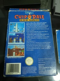 Retro de Chip 'n Dale Rescue Rangers para NES Nintendo: videojuego vintage