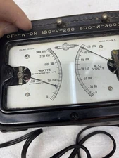 Frigidaire AC Volt Watt Meter  In Case VG Condition PC. No 2020
