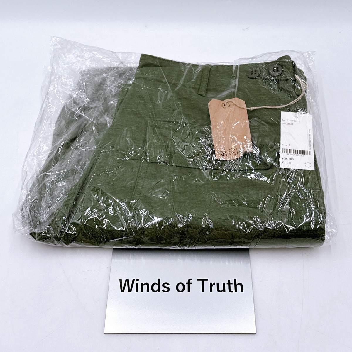 orslow Men's US Army Fatigue Pants Military 01-5002-16 Green Size