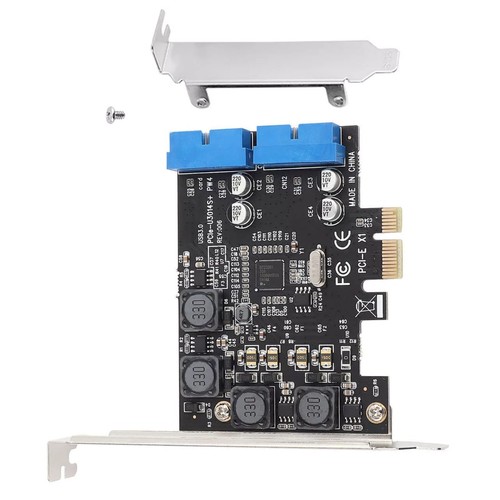 NEW PCIE to Internal 2 Port 19Pin Header 4 Port USB 3.0 Expansion Card 8cm Low - Picture 6 of 7
