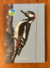 RSPB A6 2026 diary - week per view, unused