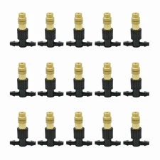 Brass Misting Nozzle Set for Micro Drip Irrigation, 15-250 pcs, Barb Tee