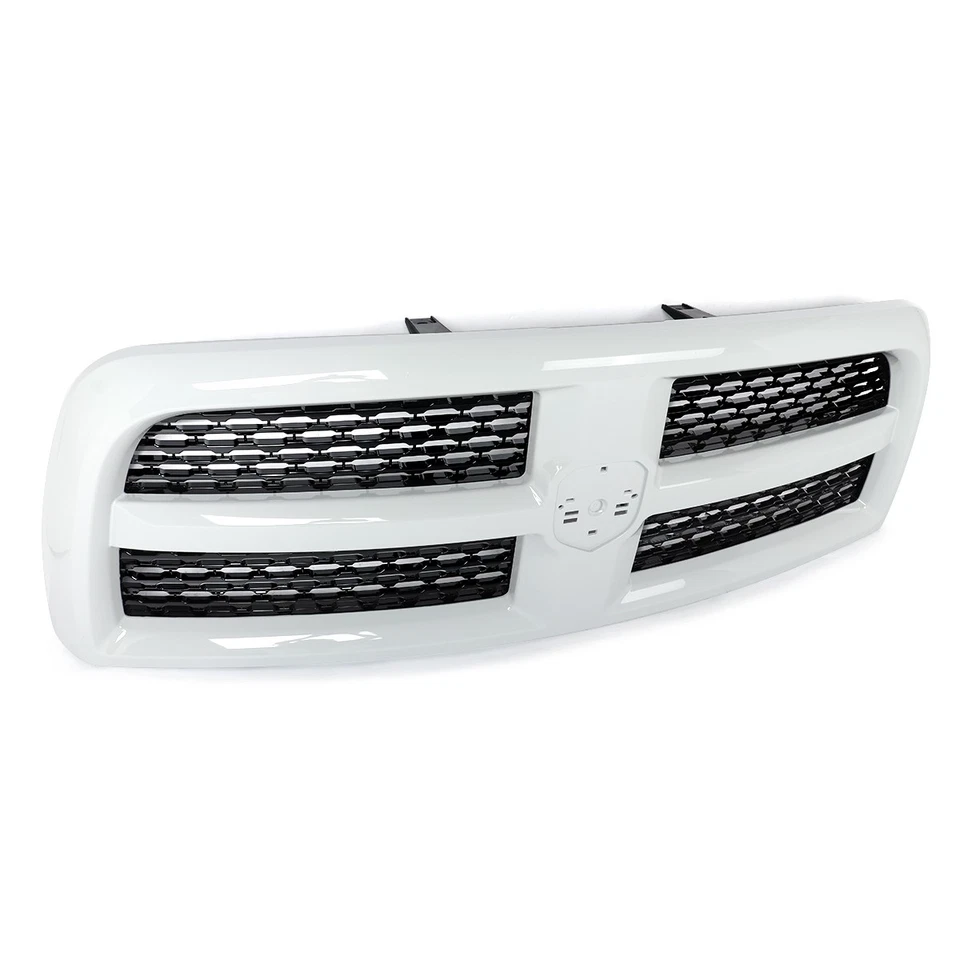 For 2013-2018 Dodge Ram 2500 3500 HD Bright White Grille Assembly Laramie Style - Image 4 of 4