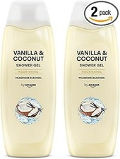 By Amazon Vanilla & Coconut Shower Gel, 2 x 500ml 4.33 per litre