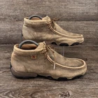Twisted X Driving Shoes Women's 8M Brown Leather Moc Toe Lace Up Moccasin