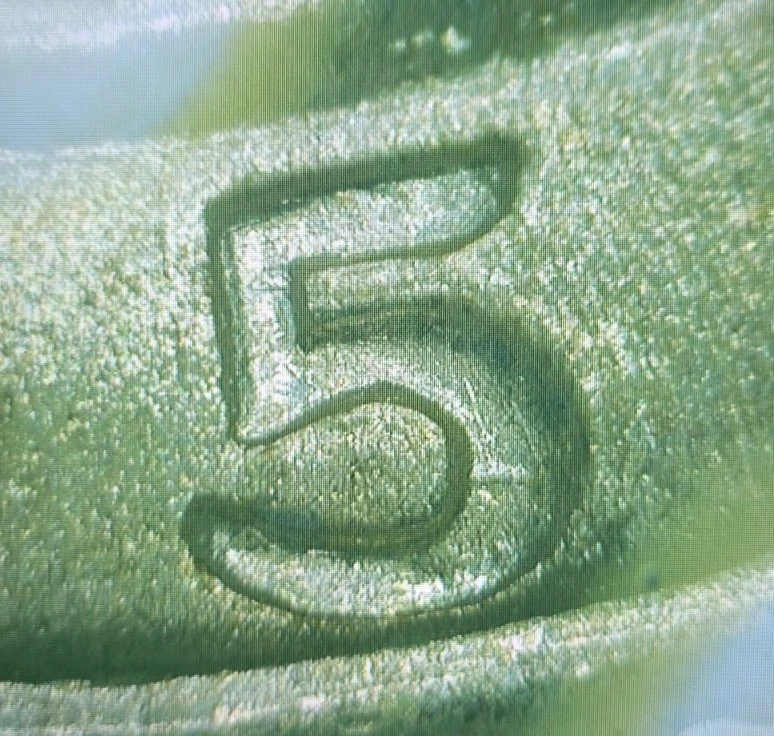 1945-D Washington Quarter Unc Details, Obv Cleaned. Double Die Obverse. - Image 4 of 4