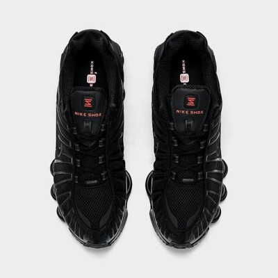 Nike Shox TL AV3595-002 Black/Metallic Hematite/Max Orange/Black