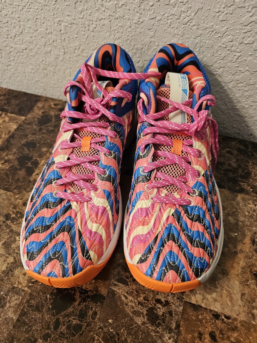 Under Armour UA HOVR Havoc 5 Clone Glow 3026755-600 Basketball Shoes Mens Sz 9.5 Under Armour UA HOVR Havoc 5 Clone Glow 3026755-600 Mens Sz  main image 2