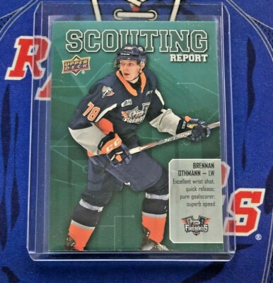 Brennan Othmann 2019-20 Upper Deck   CHL Scouting Report #SR-19 Rangers QTY  