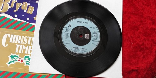Bryan Adams - Christmas Time UK 2-Track 7" Single CHRISTMAS NM