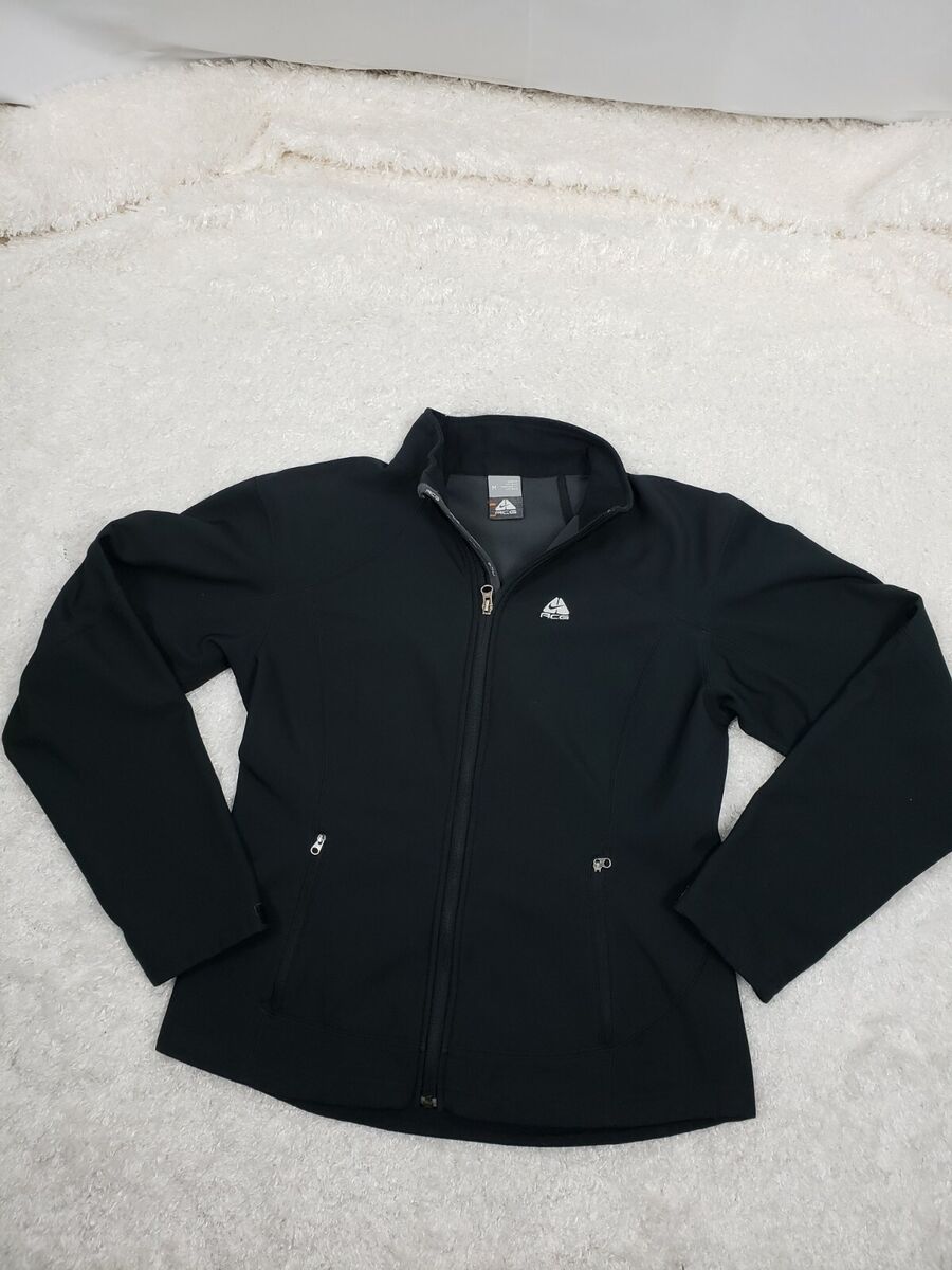 ACG NIKE Black Women's THERMAFLEECE Full Zip Jacket Style ACG NIKE Black Women's THERMAFLEECE Full Zip Jacket Style