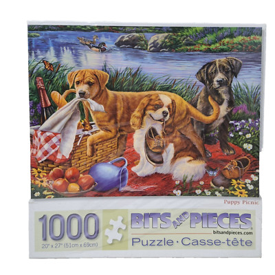 Bits and Pieces Puzzle 1000 Pieces Puppy Panic by Cory Carlson