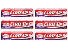 Close Up Anticavity Fluoride Toothpaste 6 Ounce Pack of 6 Cinnamon Flavor