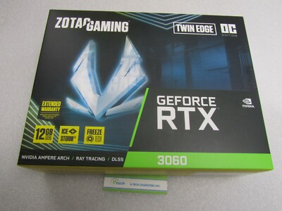 ZT-A30600H-10M - ZOTAC GAMING GeForce RTX 3060 Twin Edge OC 12GB GDDR6