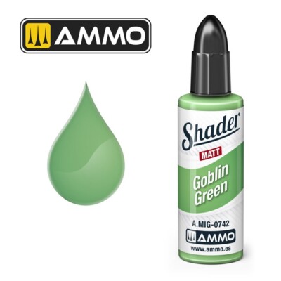 Ammo MIG A.MIG-0742 - MATT SHADER Goblin Green - Neu