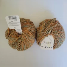 Vintage Jaeger Sagant 35% Merino Wool 35% Acrylic 50gx2 Bouclet Melange Sport