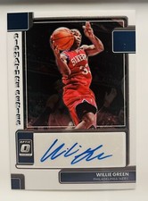 WILLIE GREEN 2022-23 Panini Donruss Optic SIGNATURE SERIES Auto Autograph #SSWGR