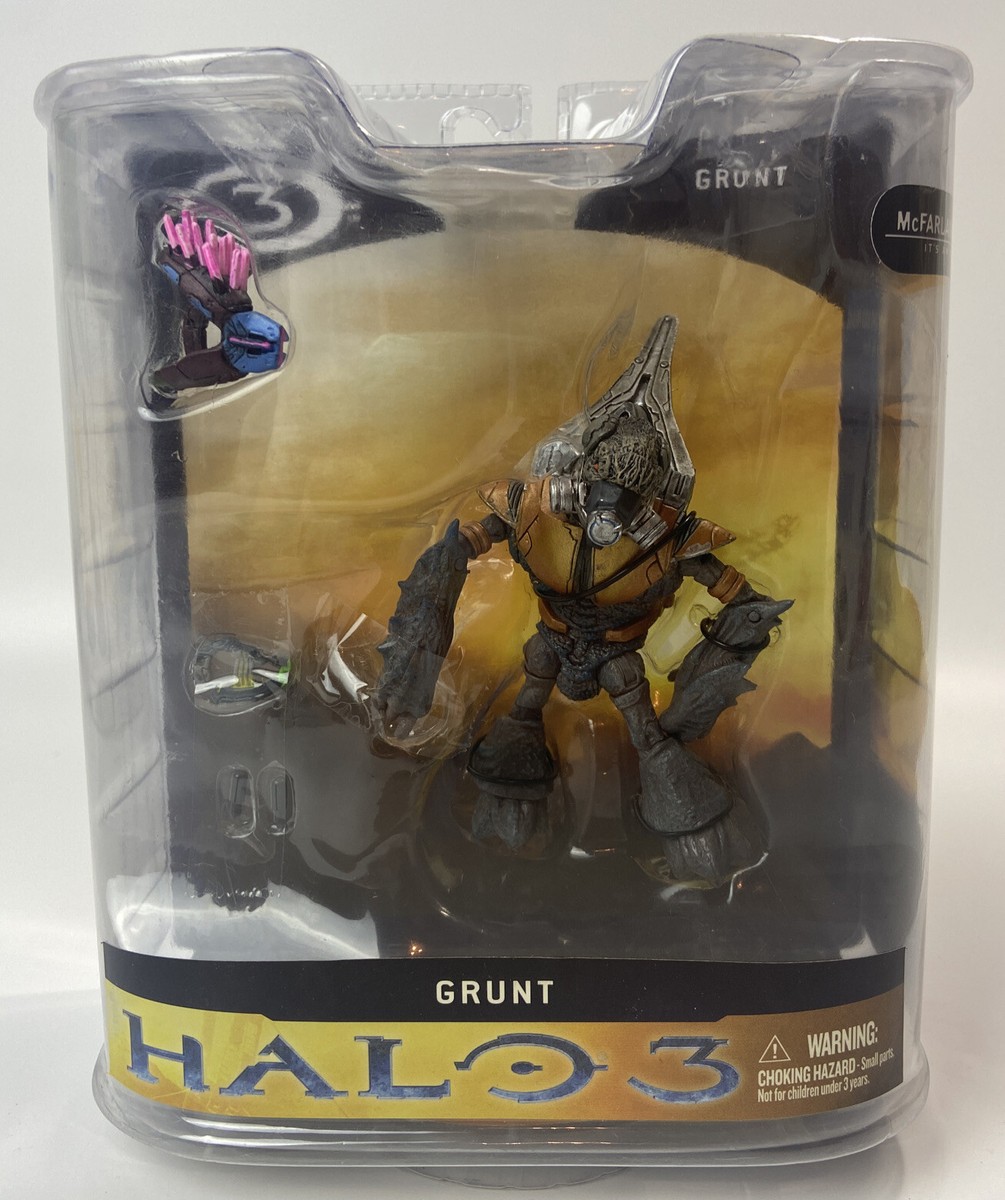 Rare McFarlane Halo 3 Series 1 GRUNT Orange/Gold Variant