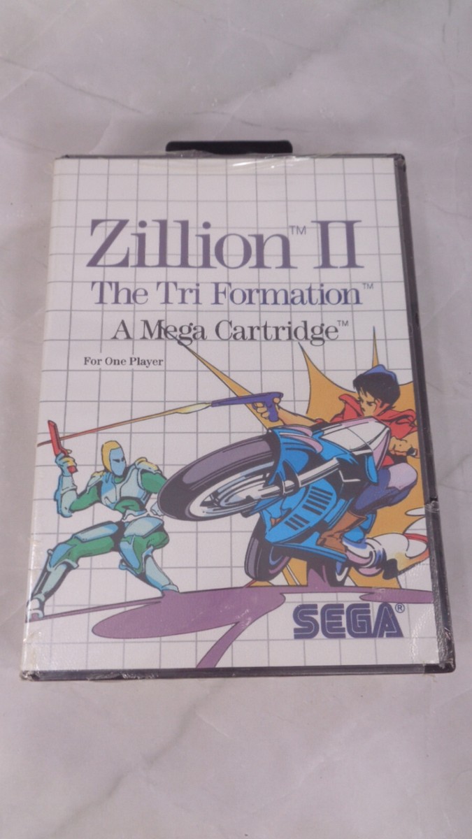 ZILLION II THE TRI FORMATION COMPLET MASTER System 168171580834