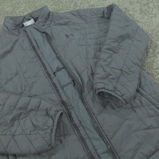 Under Armour Jacket Mens Medium Full Zip Puffer Outerwear Storm Broken ziper