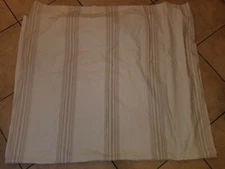 Pottery Barn "Riviera Striped - Tan" Blkout Linen Drape Panel 50 X 84 - 1 Panel