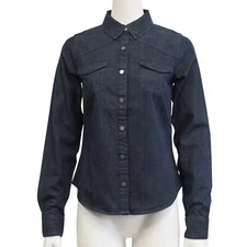 Harley-Davidson Women's Dark Indigo Artist Drive HD ADV L/S Denim Shirt (S07B)