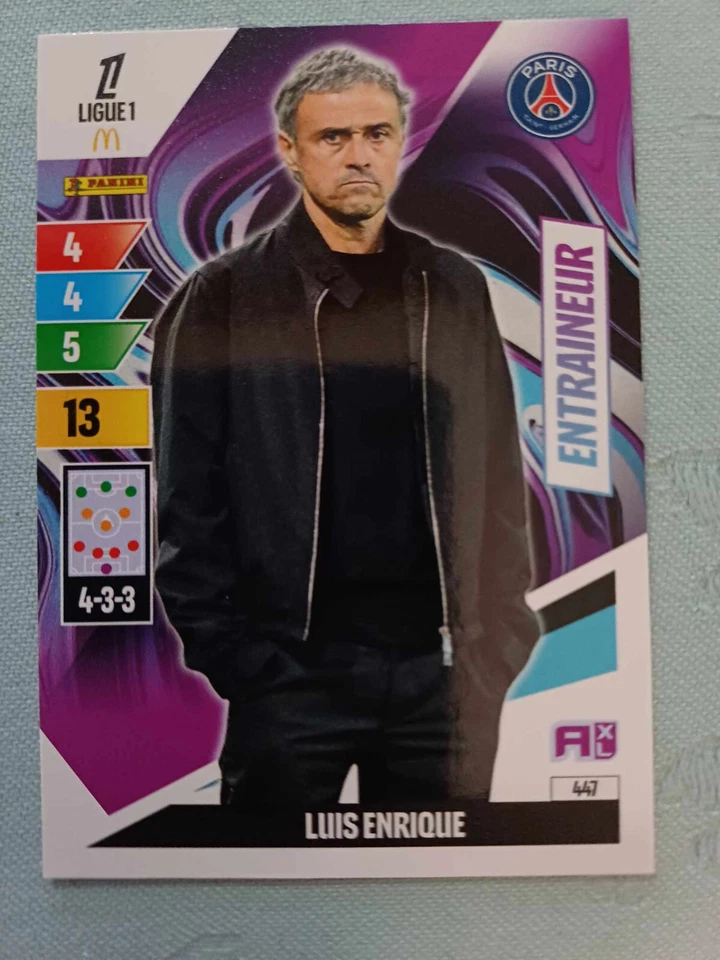 PANINI ADRENALYN XL LIGUE1 2025 CARTES ENTRAINEURS AU CHOIX - Photo 2/4