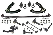 Suspension & Steering Kit Sway Bar Link Tie Rods Control Arms Ball Joints RWD