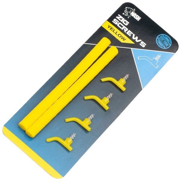 Nash Zig Screws - Yellow Fishing Angling Carp