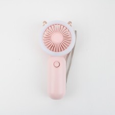 Mini Portable Fan USB Rechargeable Night Light Cooling Handheld Fan 1 Speed