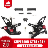 Quick Shift Rearsets Foot Pegs For Kawasaki Ninja ZX10R 2016 2017 2018 2019 2020 (For: Kawasaki Ninja ZX10R)