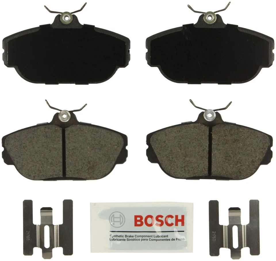 Pastillas de freno de cerámica azul con herrajes delanteras Mercury Sable Bosch 1994-2000 Foto 4 de 4