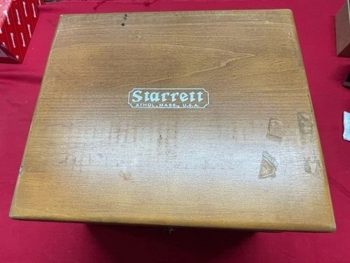 Starrett WOOD CASE ONLY for 654 Inspectors' Dial Bench Gage VINTAGE!