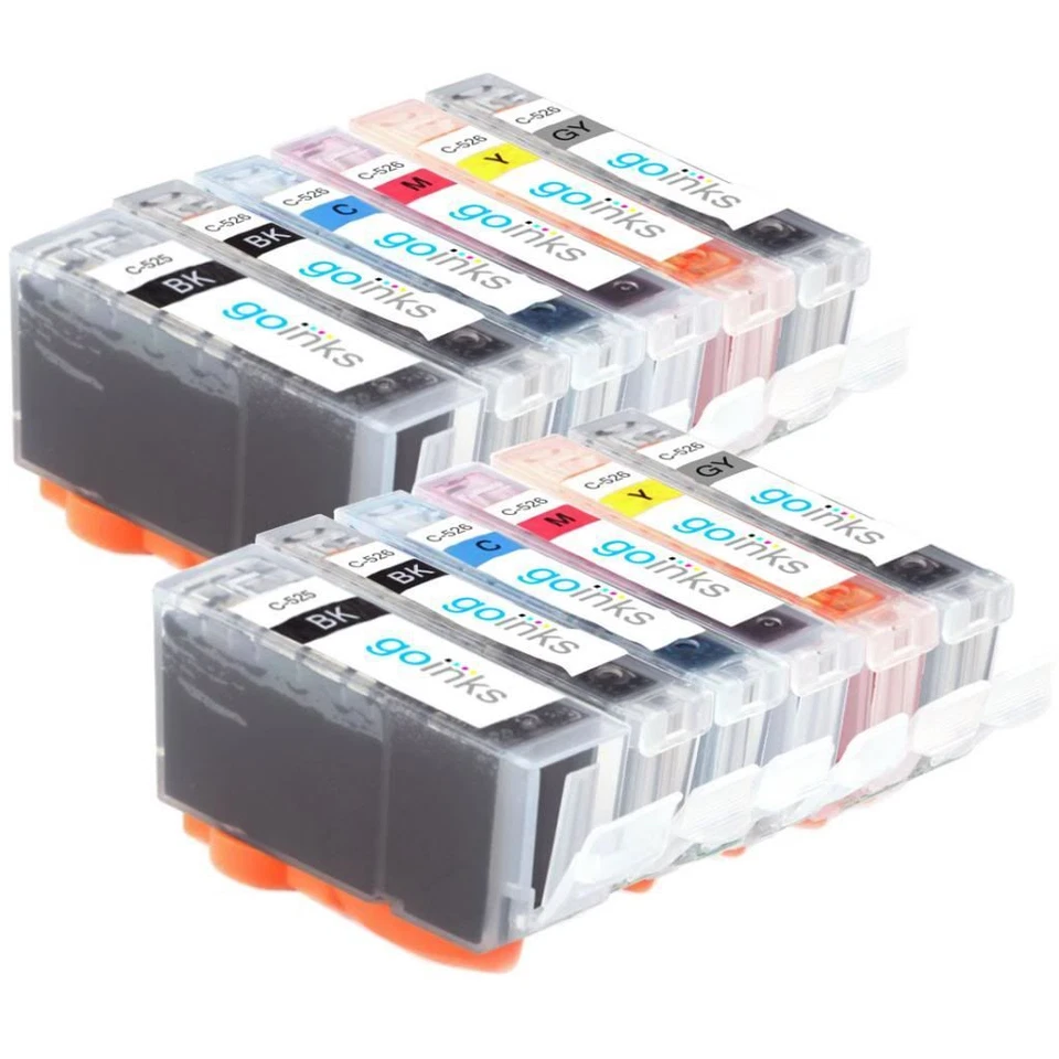 GO INKS 12 Ink Cartridges to replace Canon PGI-525 & CLI-526 (2x Set of 6) Compatible