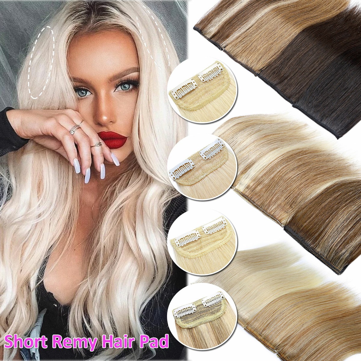 Blonde Hair Hair Extensions 100 Real Human Hair Buy 16 20 Inch