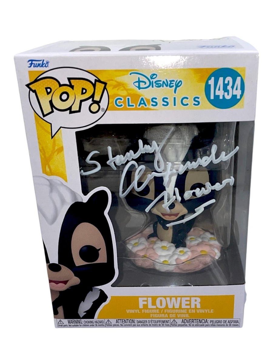 STAN ALEXANDER Signed Disney Bambi FLOWER Funko Pop Vinyl