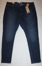 New LEVI'S ladies 721 High Rise Skinny jeans Size 24W