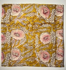BOHO Bandana Scarf 100%cotton Gorgeous Block Print Patterns 20"x20"