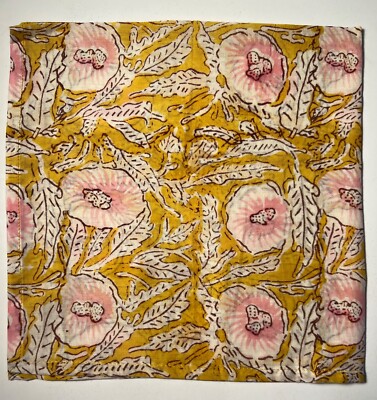 BOHO Bandana Scarf 100%cotton Gorgeous Block Print Patterns 20''x20''