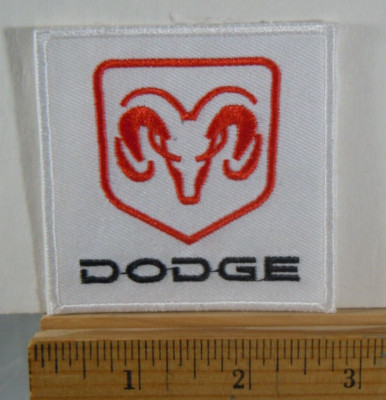 Dodge Ram Iron-on Embroidered Patch 2.75