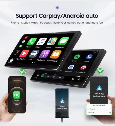 Carplay Andriod Auto Car Radio for Kia Rio 2016 2017 2018 2019 2020 DSP Fan GPS - Picture 5 of 6