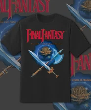 Final Fantasy Retro Game shirt Youth to Adult  S-6XL Fast Ship!