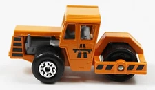 ROAD ROLLER Matchbox 1984 Orange Construction New no card 1:90