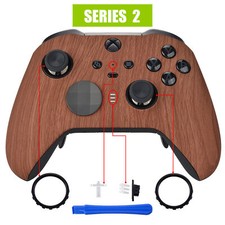 Custom Wood Gain Faceplate Front Housing Shell for Xbox One Elite 2 Controller