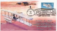 SC 3783-3, 2003, First Flight, Kill Devil Hills NC, B/W Pictorial, FDC, Add On C