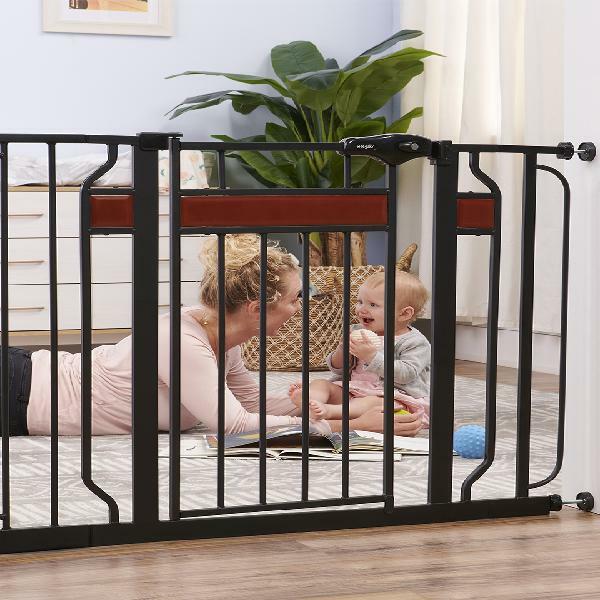 5 foot baby gate with door