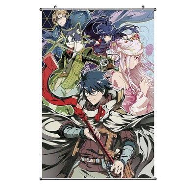 Tapiz con impresión artística de personaje de anime.