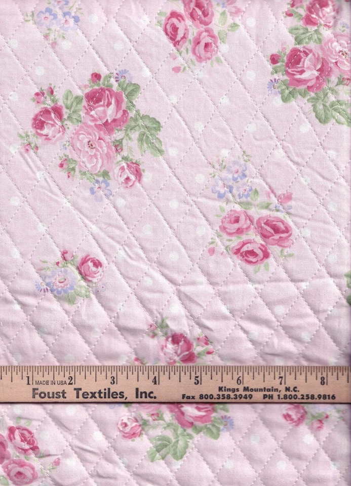 Tela Floral Femenina Preacolchada Doble Cara Tradiciones Precio por Yarda Foto 4 de 4