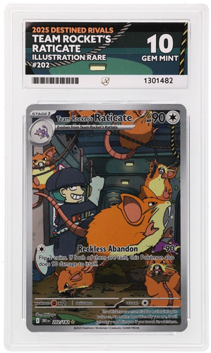 Team Rocket's Raticate graded ACE 10 for sale on eBay