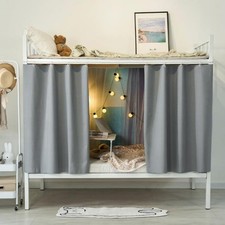 Bottom Bunk Bed Curtains Solid Color Thickened Blackout Curtains Canopy Loft